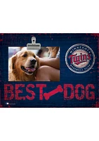Minnesota Twins Best Dog Clip Picture Frame - Blue