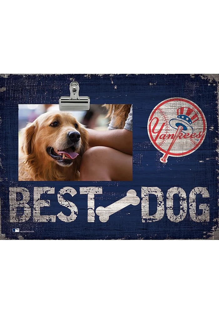 New York Yankees Best Dog Clip Picture Frame - Blue