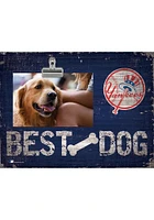 New York Yankees Best Dog Clip Picture Frame - Blue