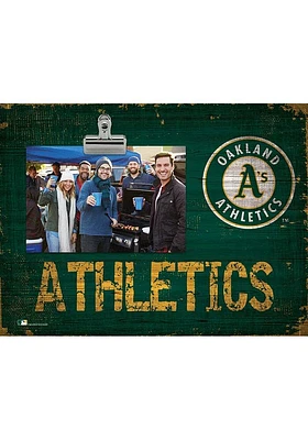 Oakland Athletics Team Clip Picture Frame - Green