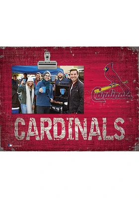 St Louis Cardinals Team Clip Picture Frame - Red