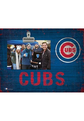 Chicago Cubs Team Clip Picture Frame - Blue