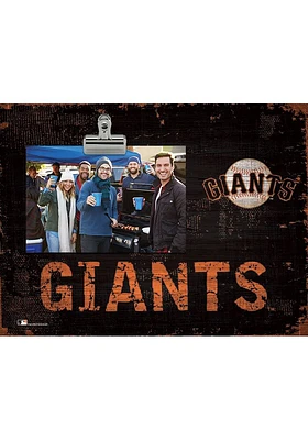 San Francisco Giants Team Clip Picture Frame - Orange