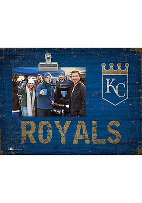 Kansas City Royals Team Clip Picture Frame - Blue