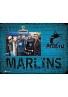 Miami Marlins Team Clip Picture Frame - Blue