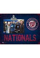 Washington Nationals Team Clip Picture Frame - Red