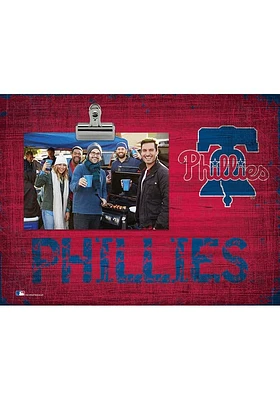 Philadelphia Phillies Team Clip Picture Frame - Red