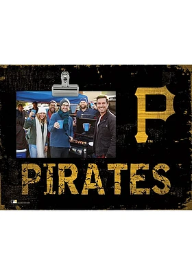 Pittsburgh Pirates Team Clip Picture Frame - Black