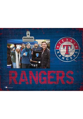 Texas Rangers Team Clip Picture Frame - Blue
