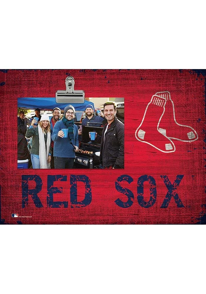Boston Red Sox Team Clip Picture Frame - Red