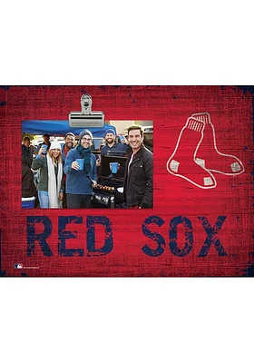 Boston Red Sox Team Clip Picture Frame - Red
