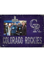 Colorado Rockies Team Clip Picture Frame - Purple
