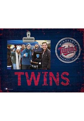Minnesota Twins Team Clip Picture Frame - Blue