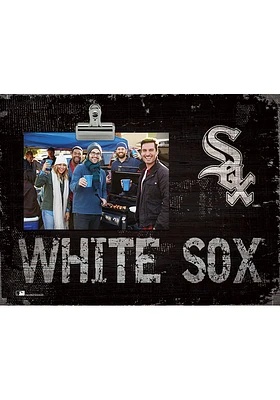 Chicago White Sox Team Clip Picture Frame - Black