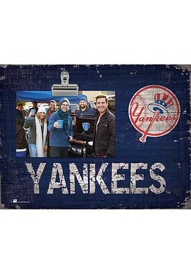 New York Yankees Team Clip Picture Frame - Blue