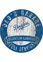 Los Angeles Dodgers Dads Garage Sign - Blue