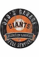 San Francisco Giants Dads Garage Sign - Orange