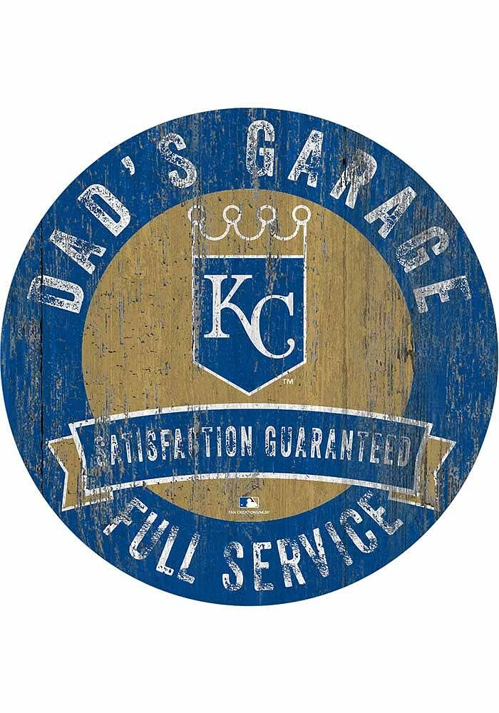 Kansas City Royals Dads Garage Sign - Blue
