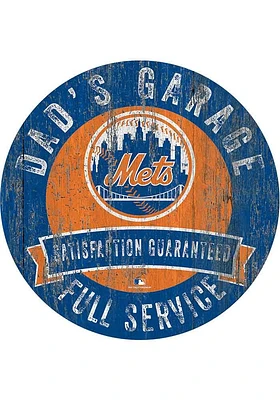 New York Mets Dads Garage Sign - Blue
