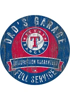 Texas Rangers Dads Garage Sign - Blue