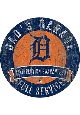 Detroit Tigers Dads Garage Sign - Navy Blue