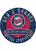 Minnesota Twins Dads Garage Sign - Blue