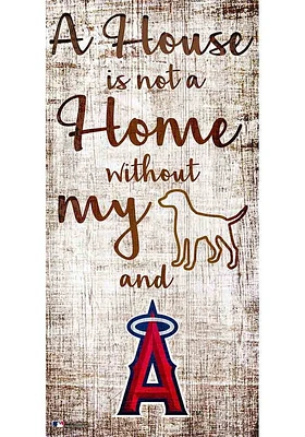 Los Angeles Angels A House is not a Home Sign - Red