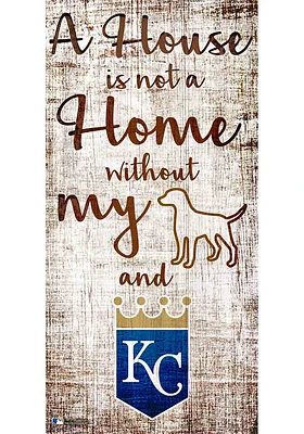 Kansas City Royals A House is not a Home Sign - Blue