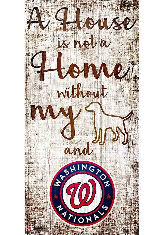 Washington Nationals A House is not a Home Sign - Red
