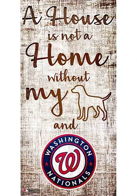 Washington Nationals A House is not a Home Sign - Red