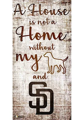 San Diego Padres A House is not a Home Sign - Brown