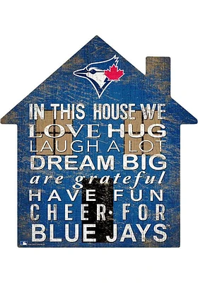 Toronto Blue Jays 12 inch House Sign - Blue