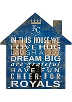 Kansas City Royals 12 inch House Sign - Blue