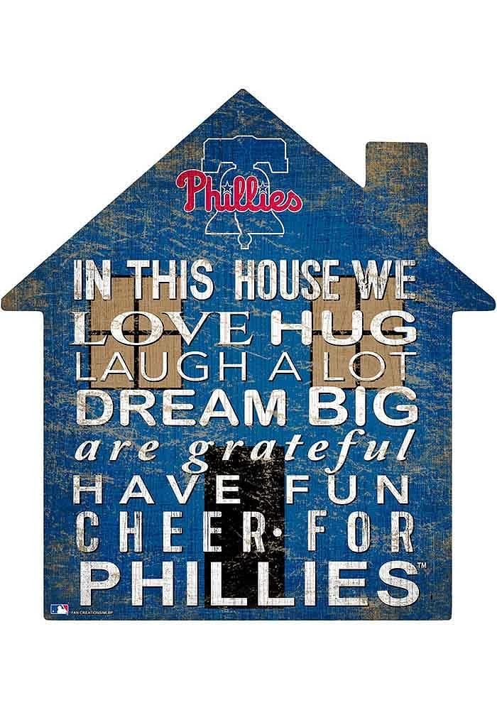 Philadelphia Phillies 12 inch House Sign - Red