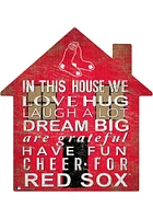 Boston Red Sox 12 inch House Sign - Red