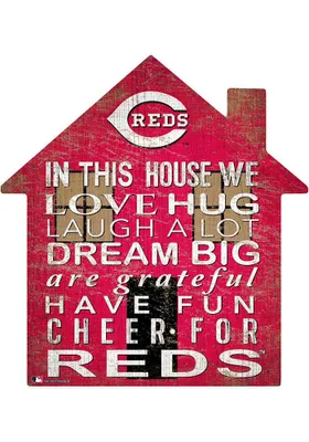 Cincinnati Reds 12 inch House Sign