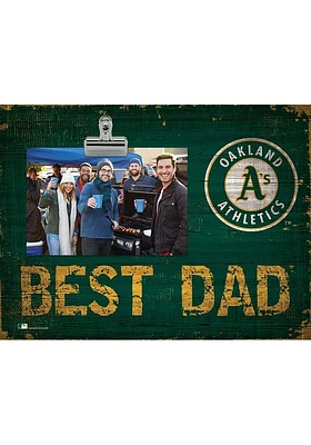 Oakland Athletics Best Dad Clip Picture Frame