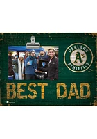 Oakland Athletics Best Dad Clip Picture Frame