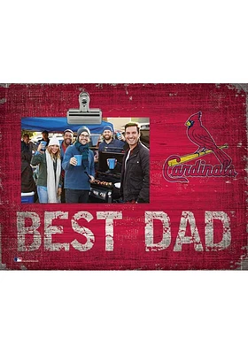 St Louis Cardinals Best Dad Clip Picture Frame