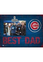 Chicago Cubs Best Dad Clip Picture Frame