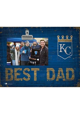 Kansas City Royals Best Dad Clip Picture Frame - Blue