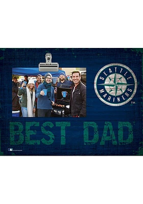 Seattle Mariners Best Dad Clip Picture Frame