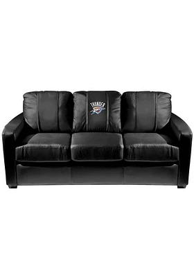 Oklahoma City Thunder Faux Leather Sofa - Black