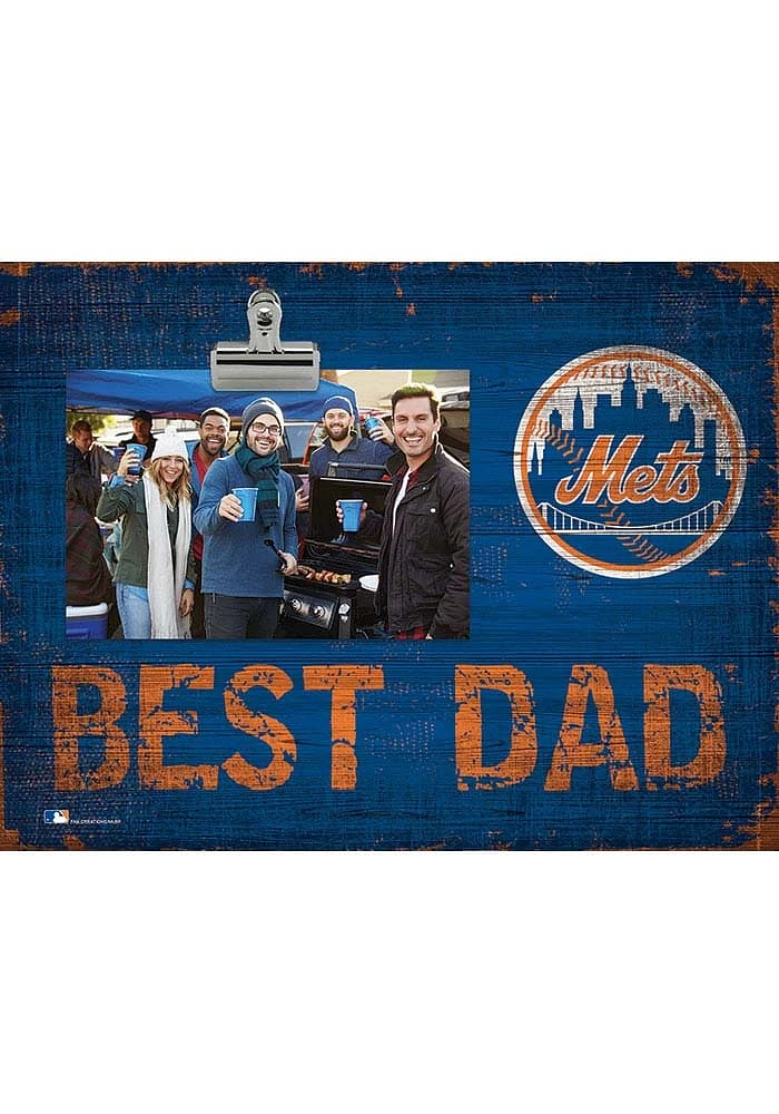 New York Mets Best Dad Clip Picture Frame