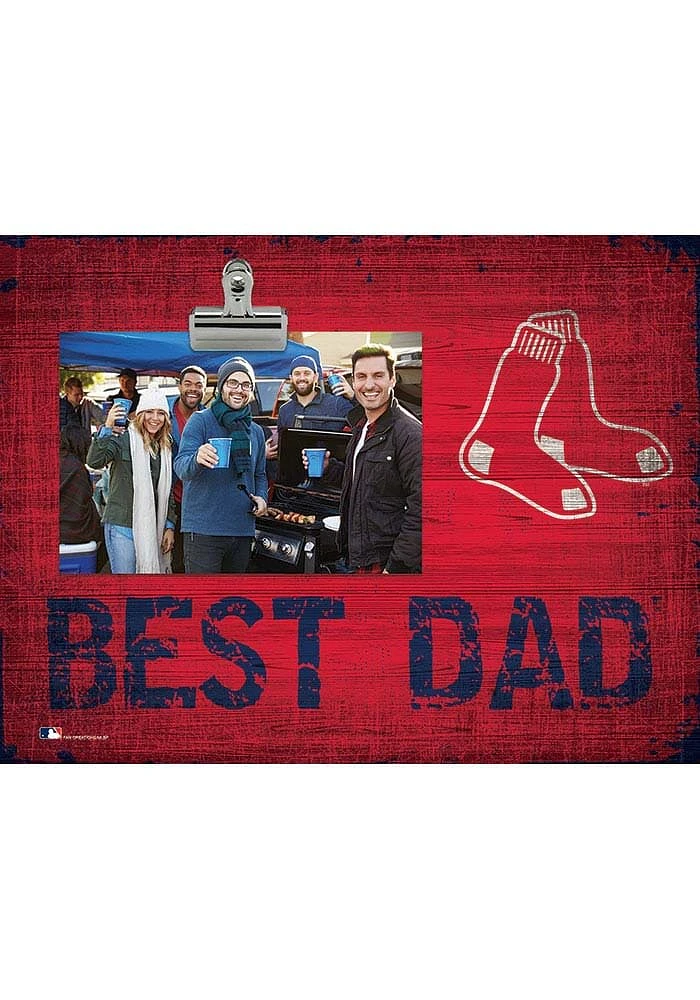 Boston Red Sox Best Dad Clip Picture Frame