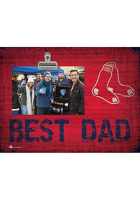 Boston Red Sox Best Dad Clip Picture Frame
