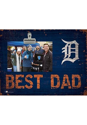 Detroit Tigers Best Dad Clip Picture Frame