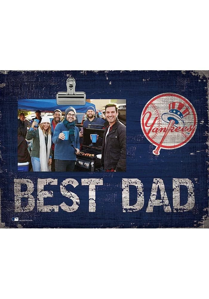 New York Yankees Best Dad Clip Picture Frame