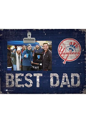 New York Yankees Best Dad Clip Picture Frame