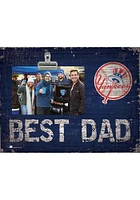 New York Yankees Best Dad Clip Picture Frame